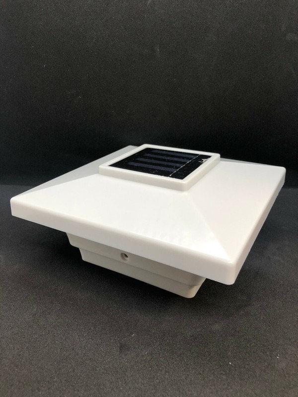 4X4 4-PCS Solar Post Cap Deck Light White Low Profile 4 SMD LEDs Sun PL251 gallery