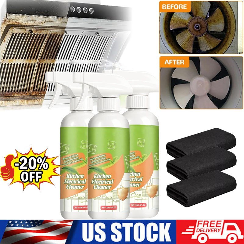 120ML Electrolyzed Ion Kitchen Cleaner Spray, Cleanse Kitchen Appliance Cleaner gallery