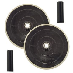 7-Inch Hook and Loop Back-Up Pad with 5/8 Inch-11 UNC Female Mount Hole 2PK