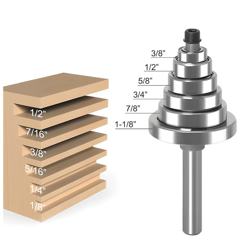 Router Bit Set Suitable for MDF, solid wood, particle board, and plywood gallery