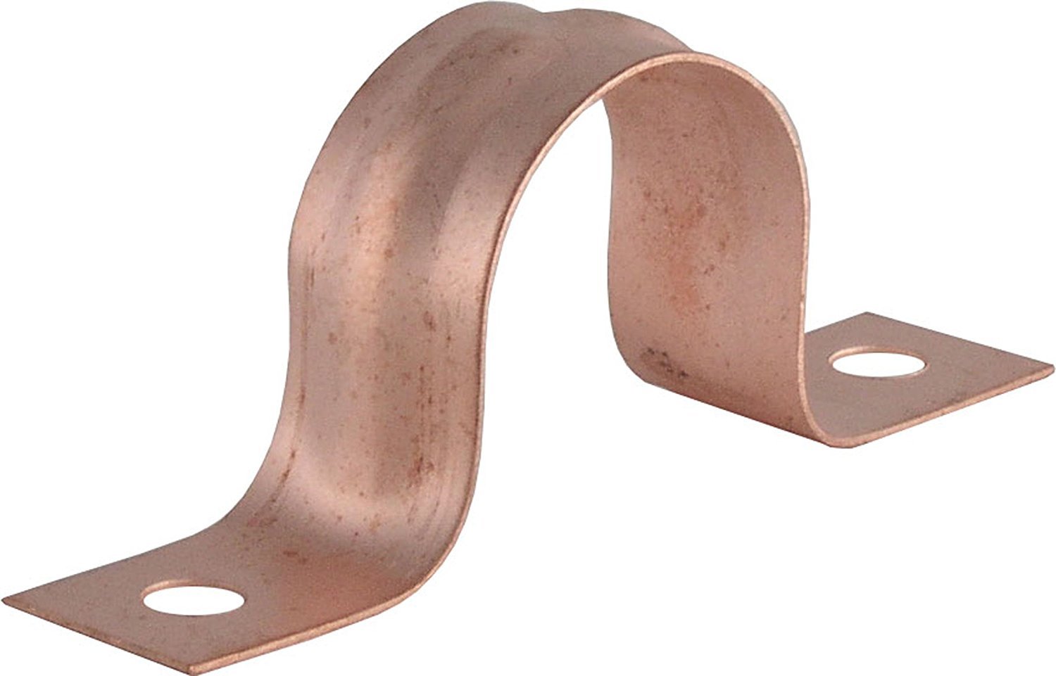 LOT OF 100 3/4" TWO HOLE COPPER FITTING PIPE TUBE STRAP PLUMBING gallery