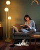 Lightdot 63IN Gold Floor Lamp Dimmable 3-Lights Globe LED Floor Lamps with 30 gallery