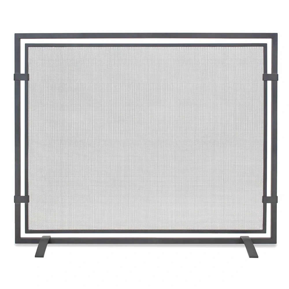 Pilgrim Home & Hearth 18251 Sinclair Single Panel Fireplace Screen, Natural I. gallery