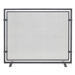 Pilgrim Home & Hearth 18251 Sinclair Single Panel Fireplace Screen, Natural I.