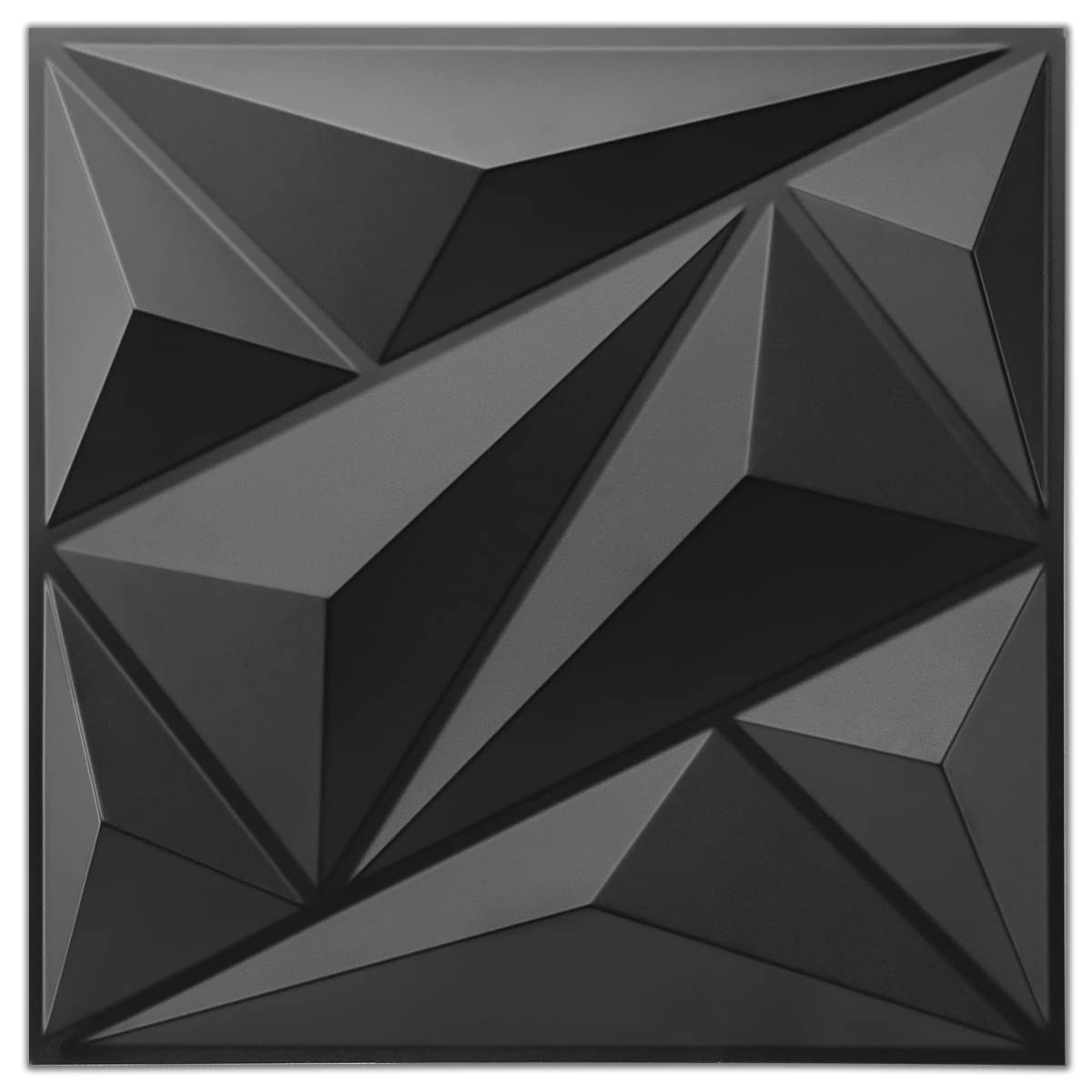 33 Pack 3D Wall Panel Diamond for Interior Wall Décor, PVC Flower Textured Wall gallery