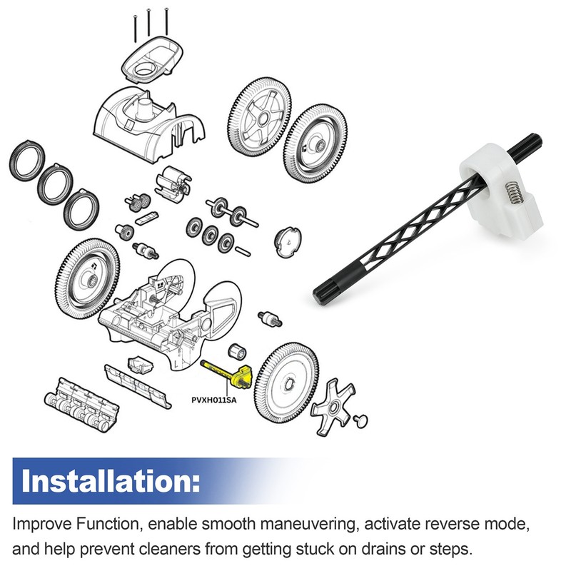 PVXH011SA Steering Bracket Roller For Hayward Phoenix, AquaNaut 200/400/450 gallery