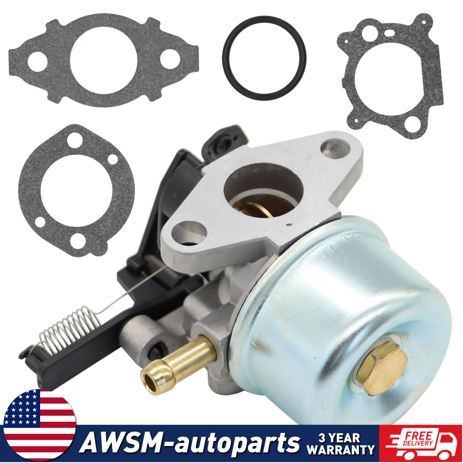 New Carburetor For Troy Bilt Briggs & Stratton Lawn Mower TB360 775EX 190cc gallery