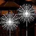 JJGoo Solar Firework Lights, 2 Pack 120 LEDs 2 Lighting Modes Solar Garden Li... gallery