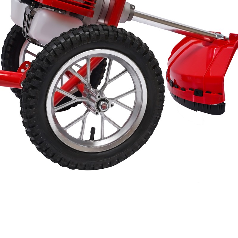 Hand Push Type Grass Cutter Lawn Mower Trimmer Gasoline Brush Cutting Machine gallery