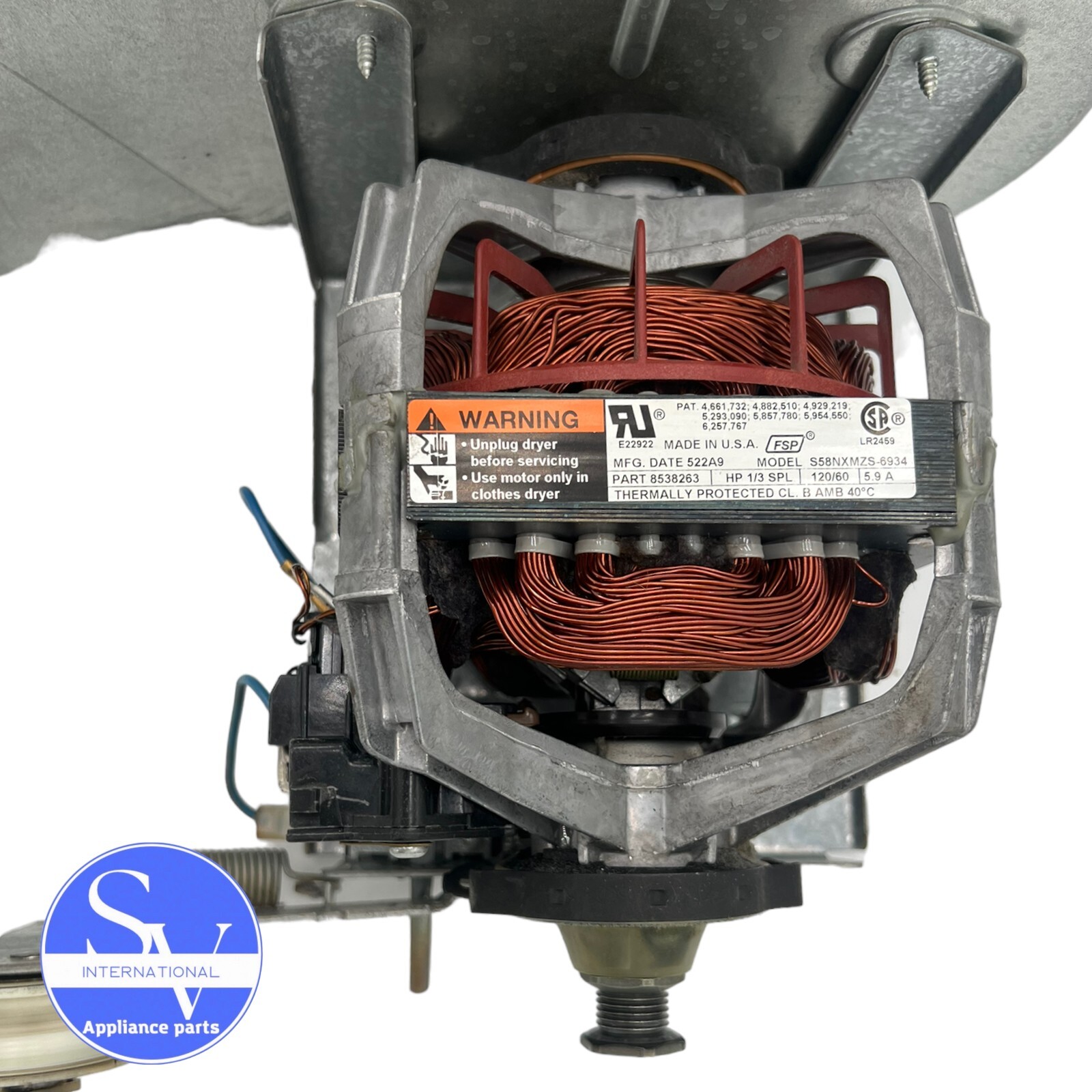 Whirlpool Kenmore Dryer Drive Motor & Wheel 8538263 279787 W10317045 gallery