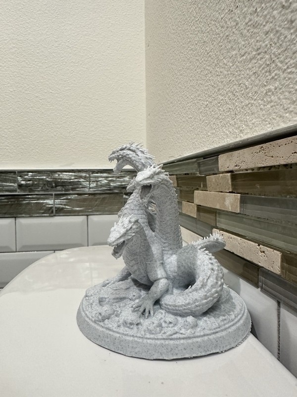 Hydra Multi Headed Dragon Mythical Creature Fantasy Mythology 5” Figurine Decor gallery