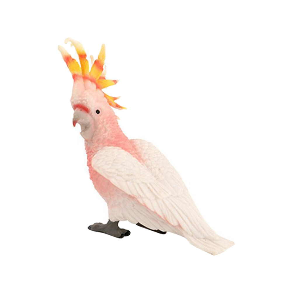 Artificial Moluccan Cockatoo Model Simulation Parrot Toy Prop Home Decoration gallery
