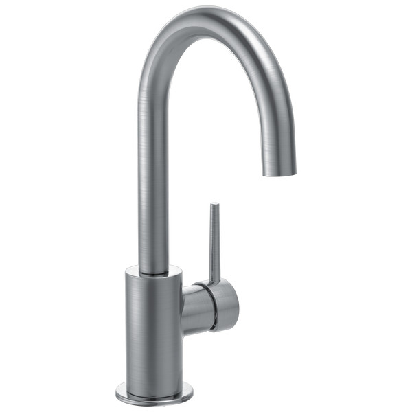 Delta Trinsic Contemporary Bar Faucet Arctic Stainless-Certified Refurbished gallery