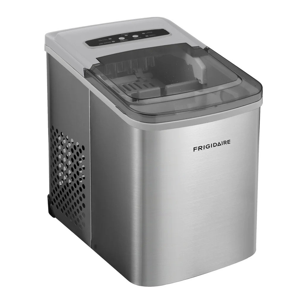 Frigidaire Portable Bullet Ice Maker Self Cleaning 26 lb/Day 6 Min Stainless NEW gallery