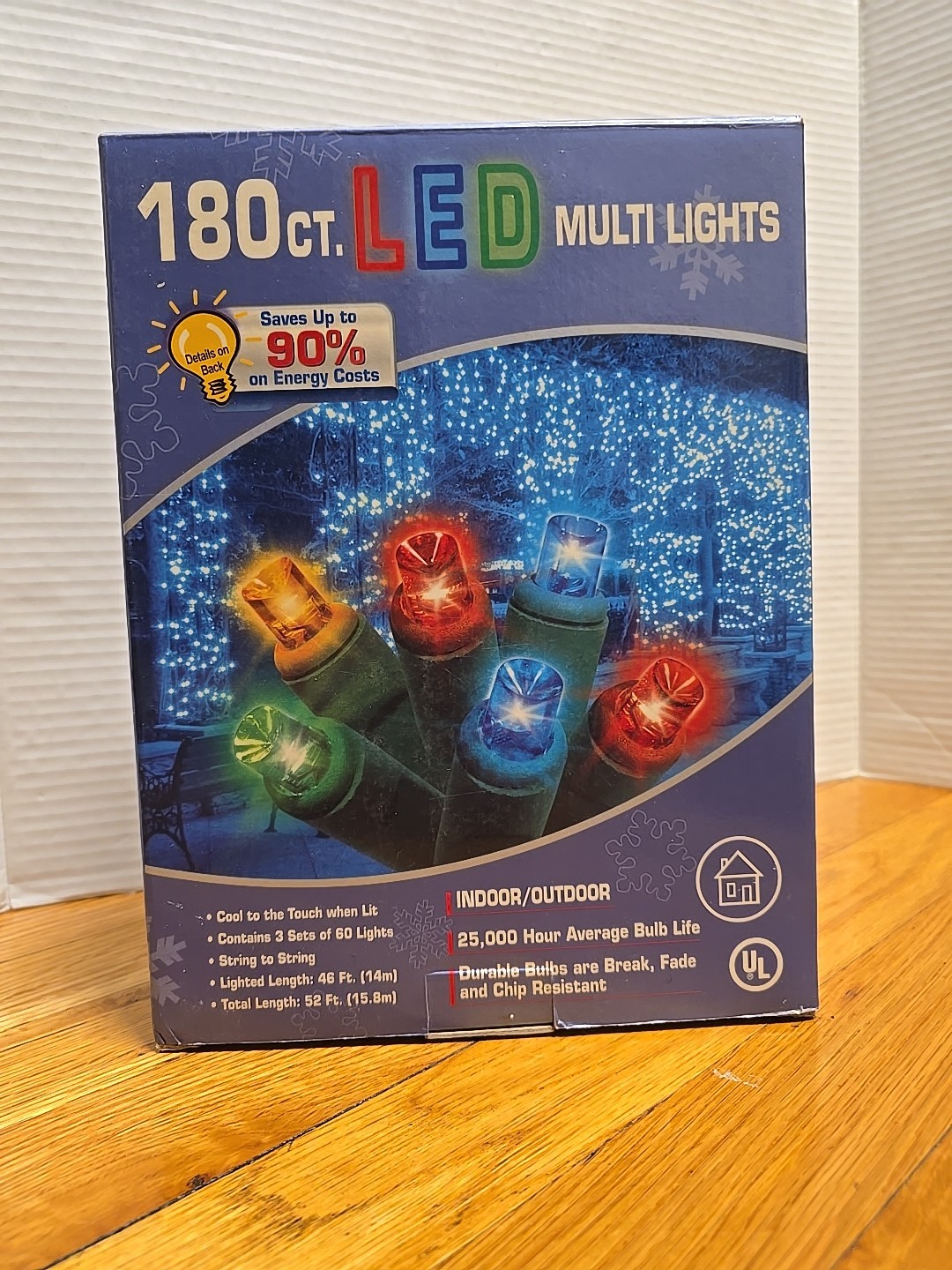 LED Indoor/Outdoor 180ct Sam's West Multi Coloured Lights (46ft Lighted Length) gallery