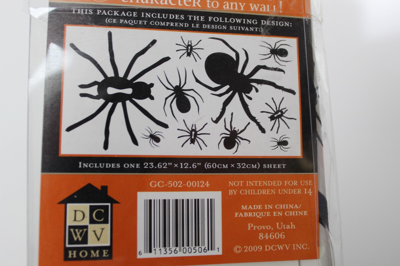 Once Upon a Wall Peel and Stick Halloween Spiders Easy to Apply & Remove gallery
