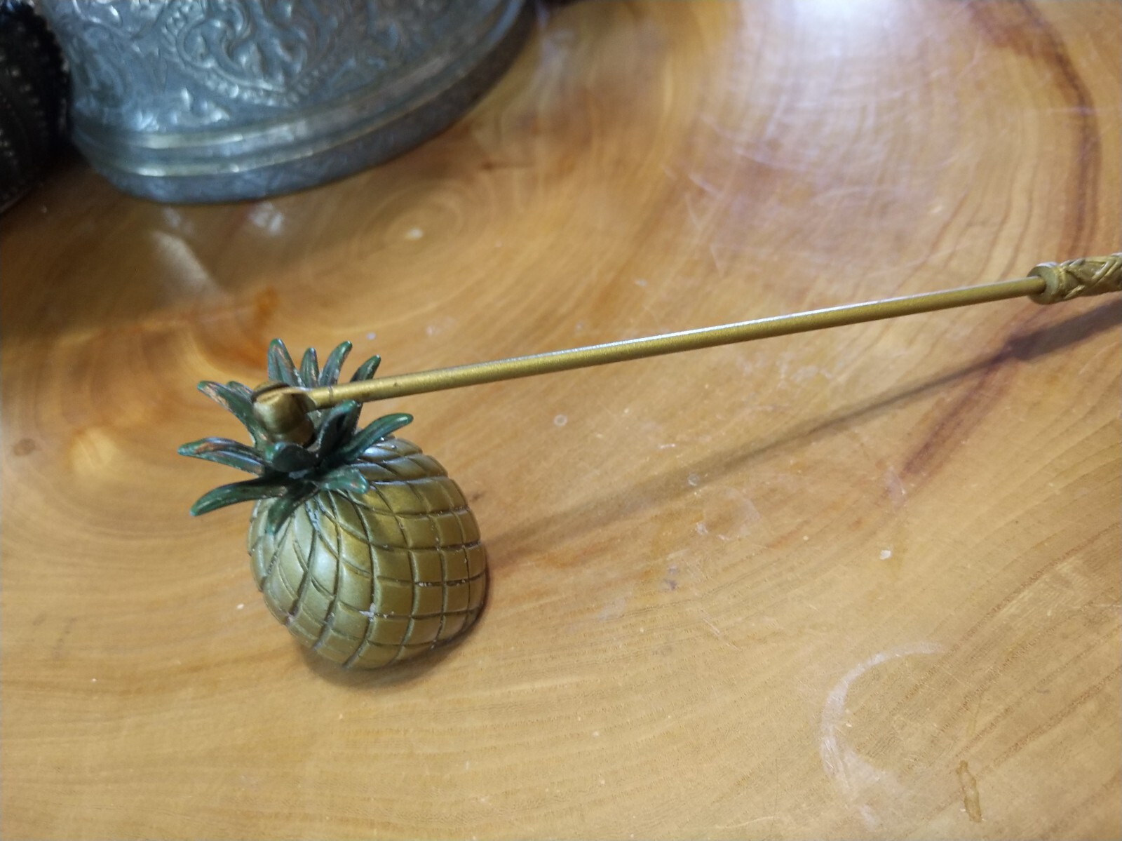 Pineapple shaped candle snuffer gallery