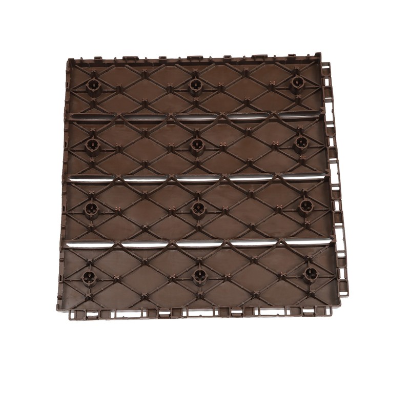 12"x12" Plastic Interlocking Composite Decking Floor Deck Tiles Bacony Pavers gallery