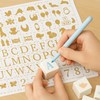 Stencil Set for Baby Shower Blocks - 100 Reusable Letter, Number & Icon Stenc... gallery