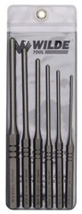 Wilde Tool 6pc Professional Roll Pin Spring Punch Set MADE IN USA w Case