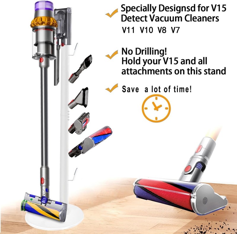 Freestanding Vacuum Stand Holder Compatible with V15 Detect, V11 V10 V8 V7 V6... gallery