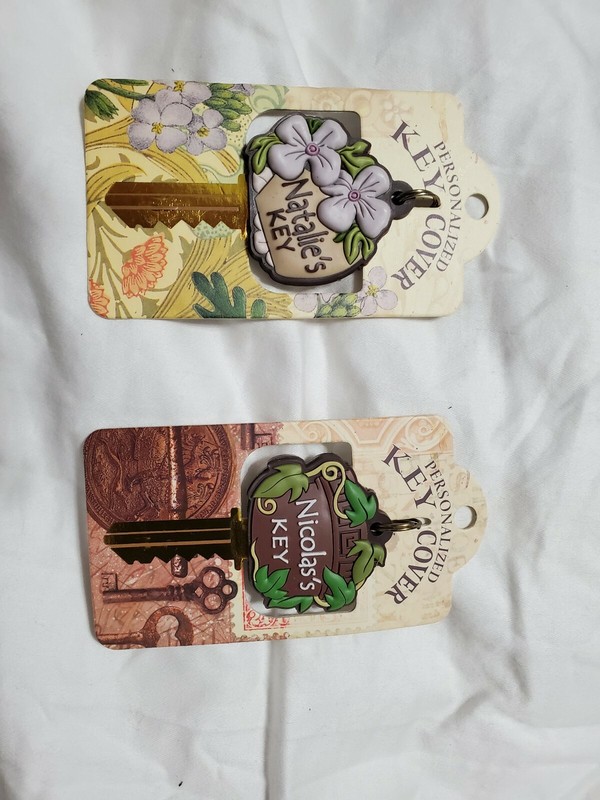 PERSONALIZED KEY COVERS NAMES THAT START WITH Y, Z,E ,G & N gallery