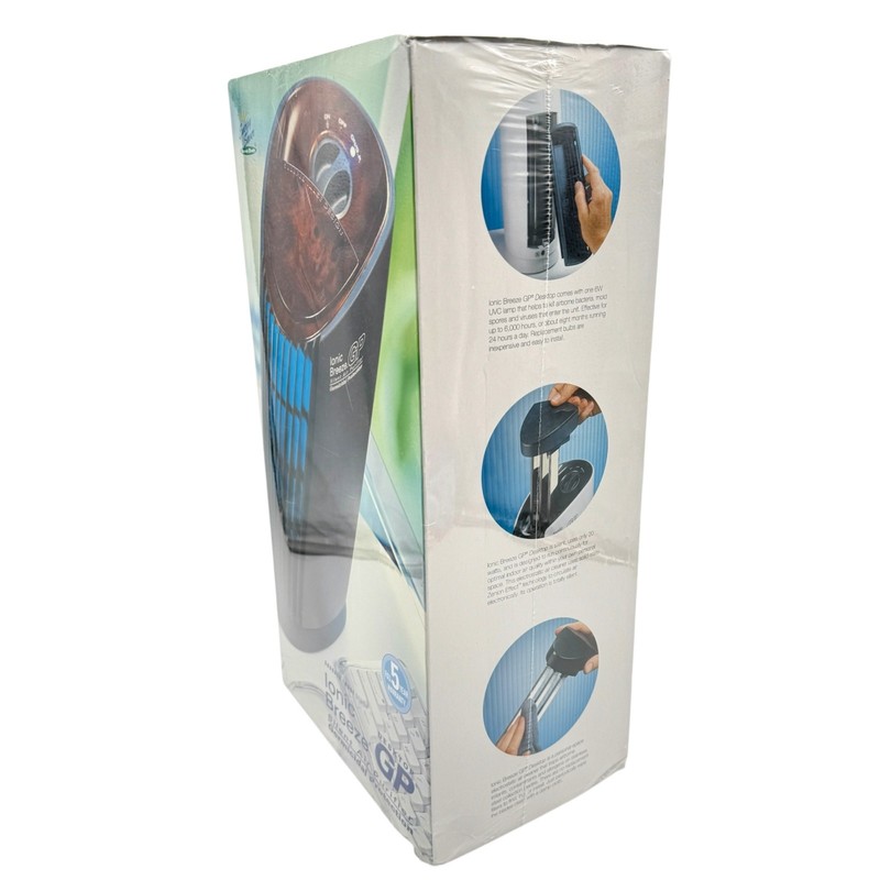 Sharper Image Ionic Breeze GP S1720 SNX Silent Desktop Air Purifier NIB gallery
