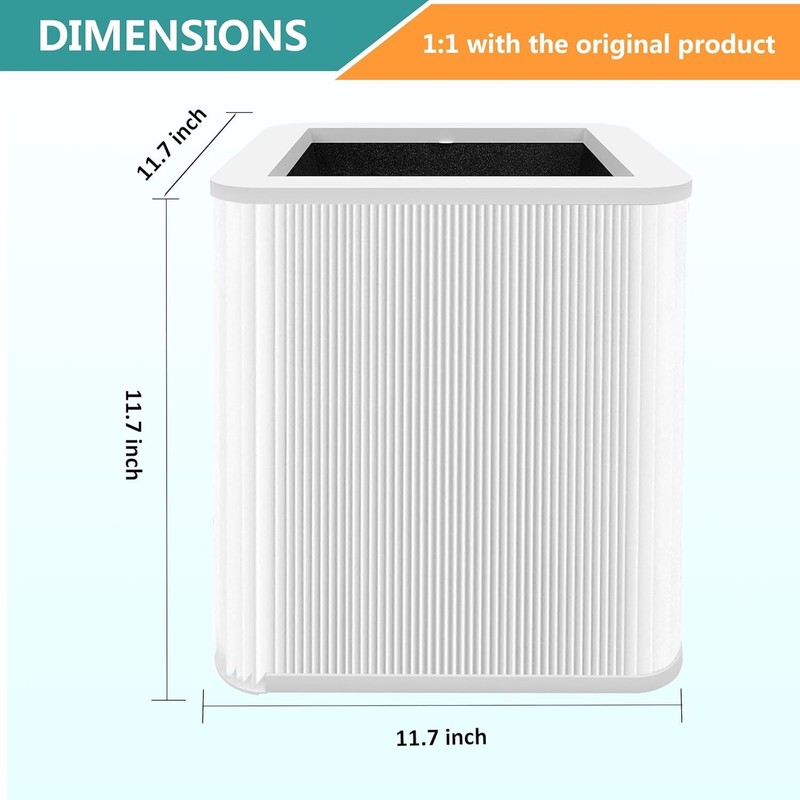 2X 211+ Replacement Filter Compatible with Blueair Blue Pure 211+ and Max gallery