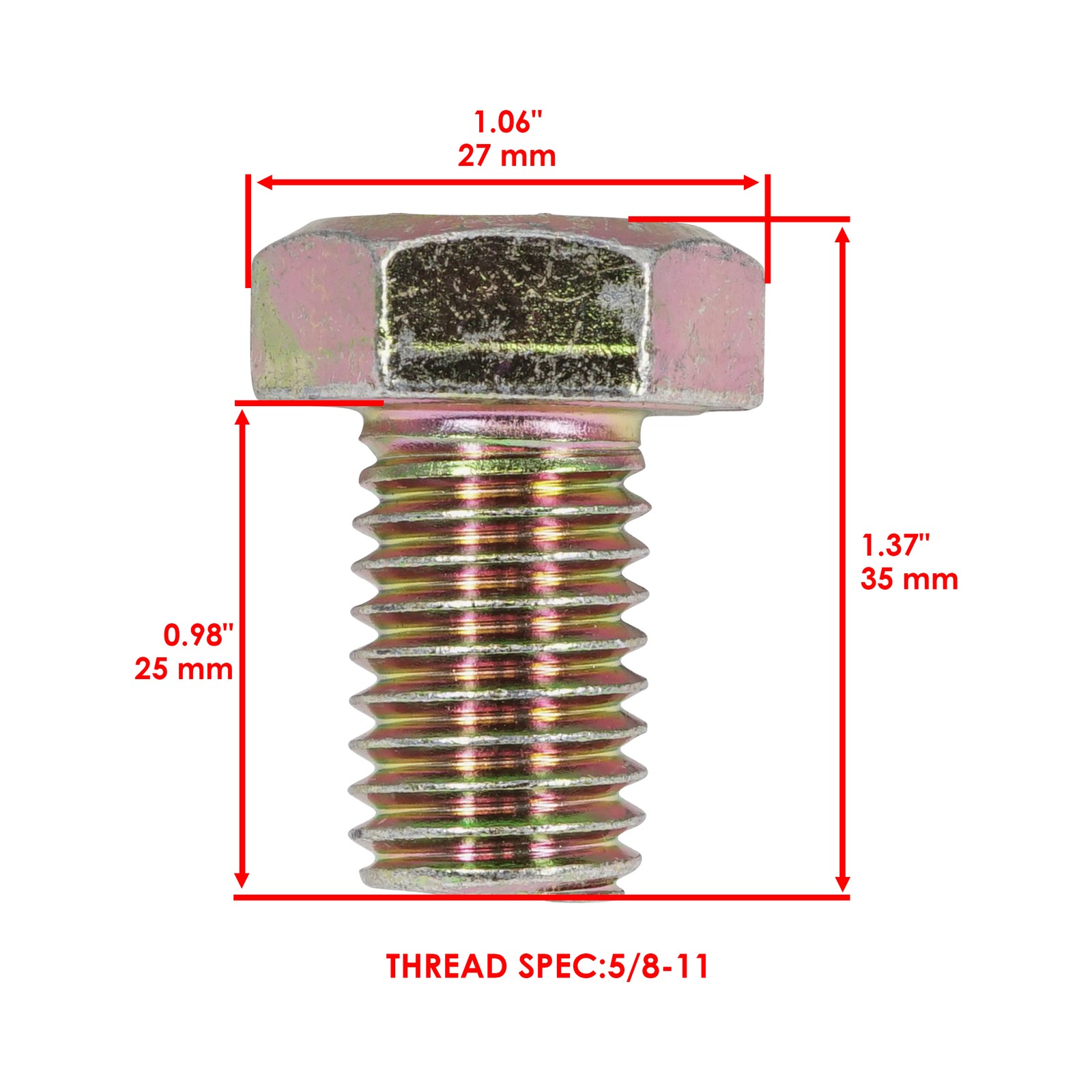 00967348 05901725 00967347 48" 52" 61" Deck Blade Bolt For Gravely / Ariens gallery