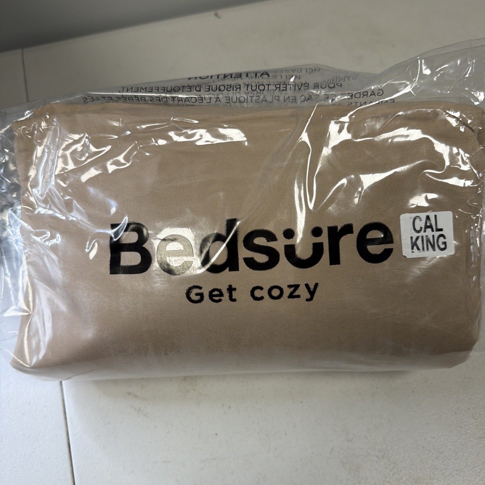 BEDSURE get cozy Sheets Set- 4 Pieces KING 100% polyester gallery