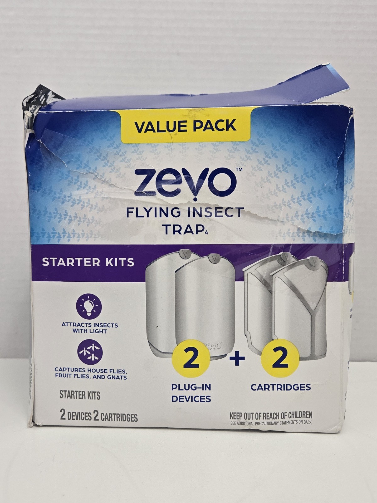 Zevo Flying Insect Trap Value Pack 2 Plug-in Devices & 2 Refill Cartridges gallery