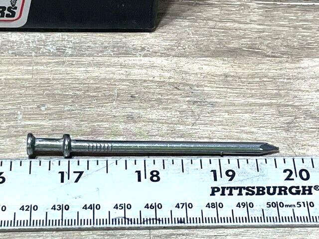Nails Grip Rite 12D 2 7/8" Bright Duplex FREE SHIPPING 5 LBS gallery