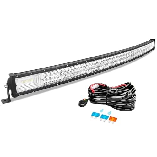 52 inch 675W Curved Triple Row 7D LED Work Light Bar for Jeep JK 52 inch 675-C gallery
