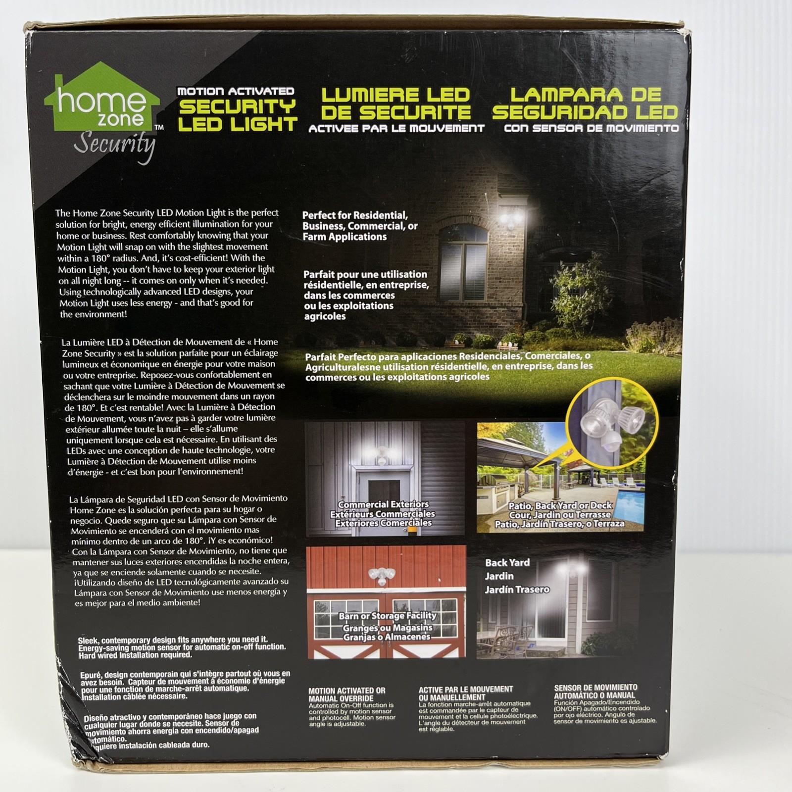 Home Zone Security Light Motion Activated LED 2500 Lumens 180° Detection 962680 gallery