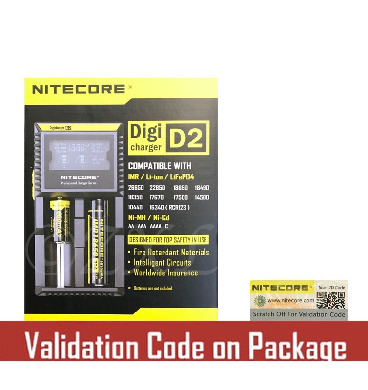 NEW NITECORE D2 Digicharger Battery Charger 18350 14500 AAAA Li-ion Ni-MH Ni-Cd gallery