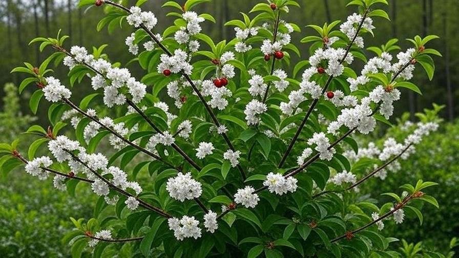 Cheropugy Nanking Bush Cherry (Prunus tomentosa) -1 plant -6-12 in -Edible!!! gallery