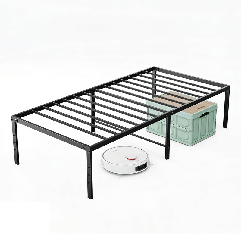 metal bed frame with Storage Space, Platform Foundation, No Box Spring Needed gallery