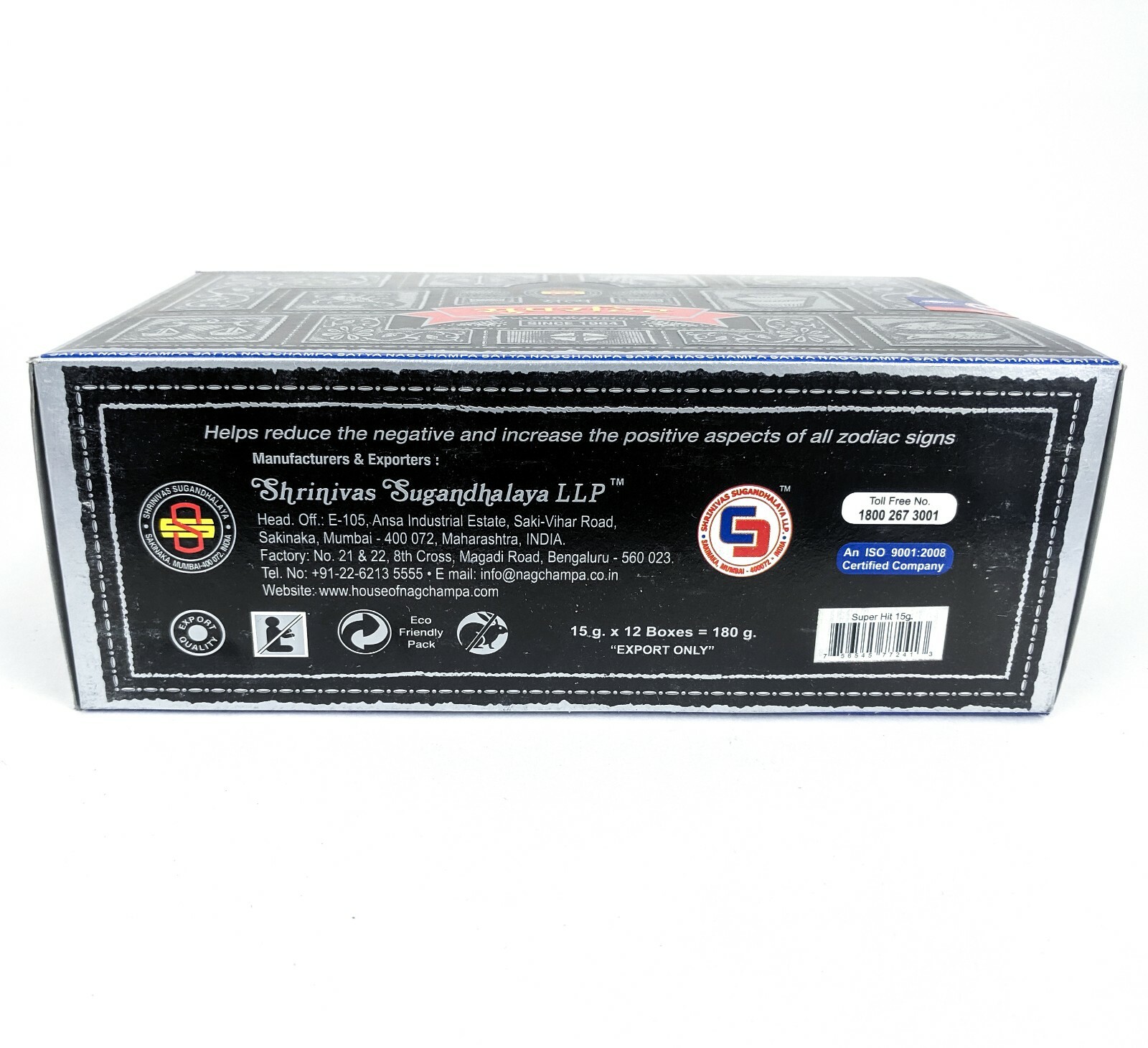 Satya Sai Baba Super Hit Incense Sticks, Hand Rolled, 15g Box, 10 Boxes gallery