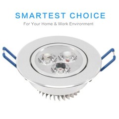 40PCS Dimmable LED Downlight 3W/5W Recessed Ceiling Light Spotlight 85V-265V US
