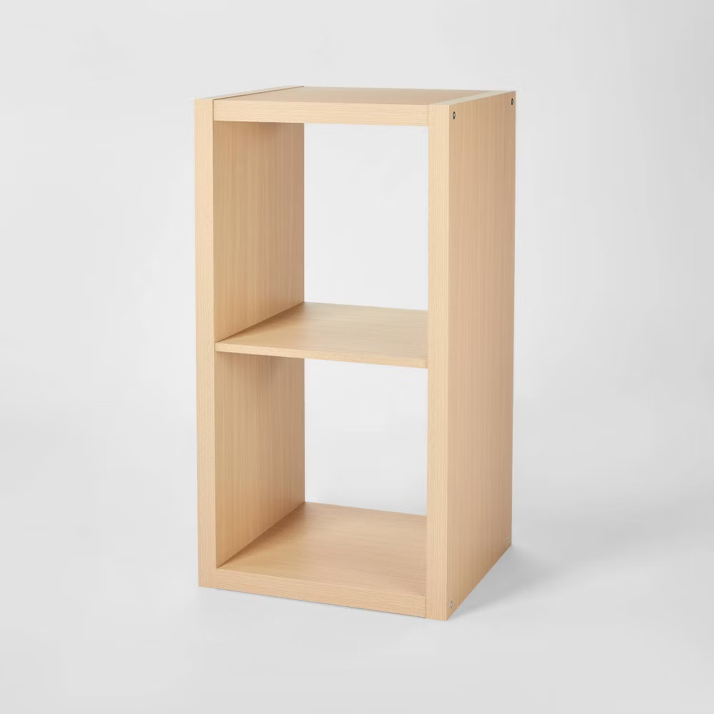 2 Cube Organizer Natural (Anti-Tip Anchoring Hardware)- Brightroom Set Racks gallery