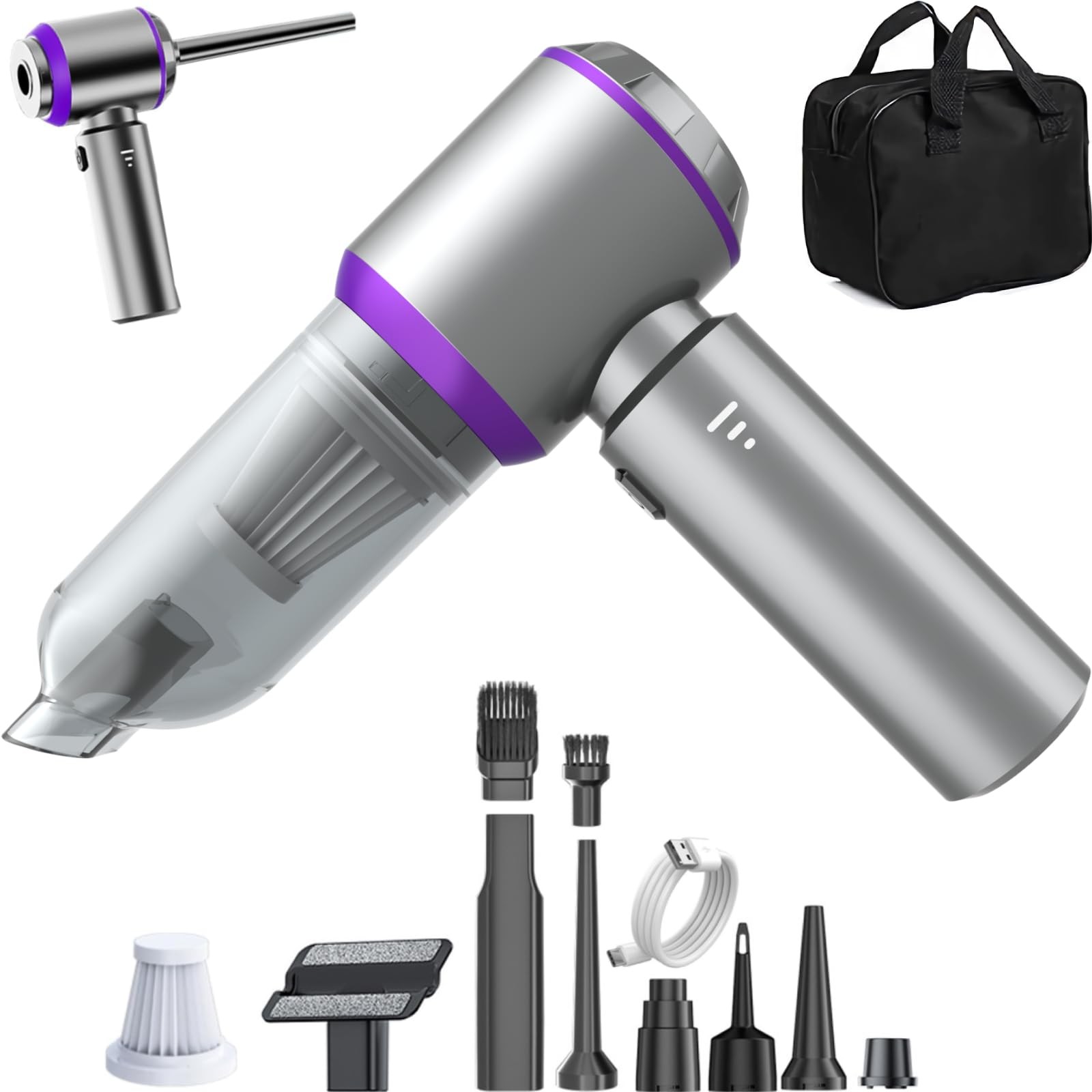 Car Vacuum Cleaner High Power 20000Pa – Cordless Handheld Mini Vacuum & Air D... gallery