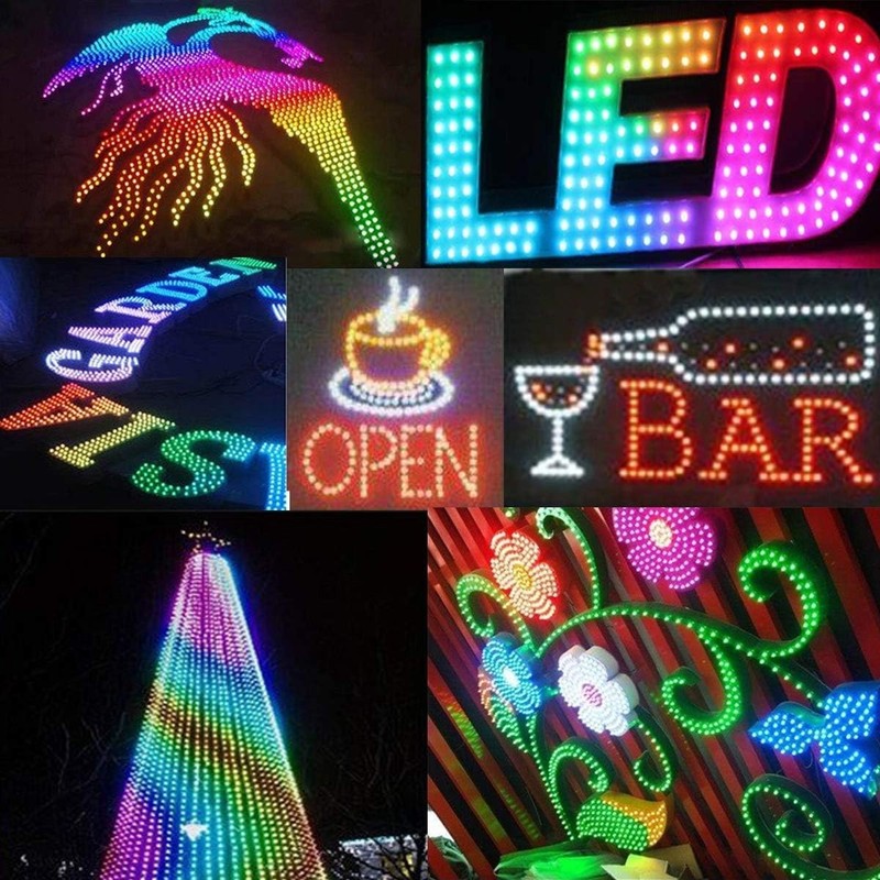 50X 12mm LED Module WS2811 Full Color Digital Pixel Addressable IP68 Waterproof gallery