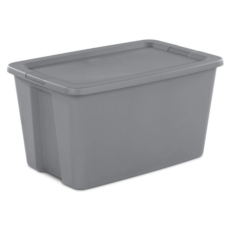 Extra Large Storage Bin, 30 Gallon Plastic Storage Container with Snap-On Lid, G gallery