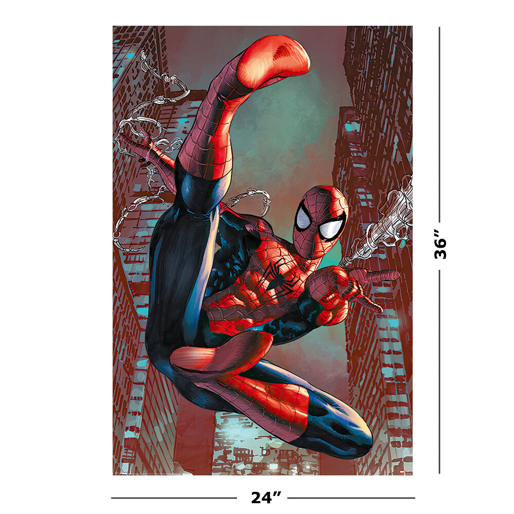 Spider-Man - Marvel Comics Poster / Print (Web Slinging) (Size: 24" X 36") gallery