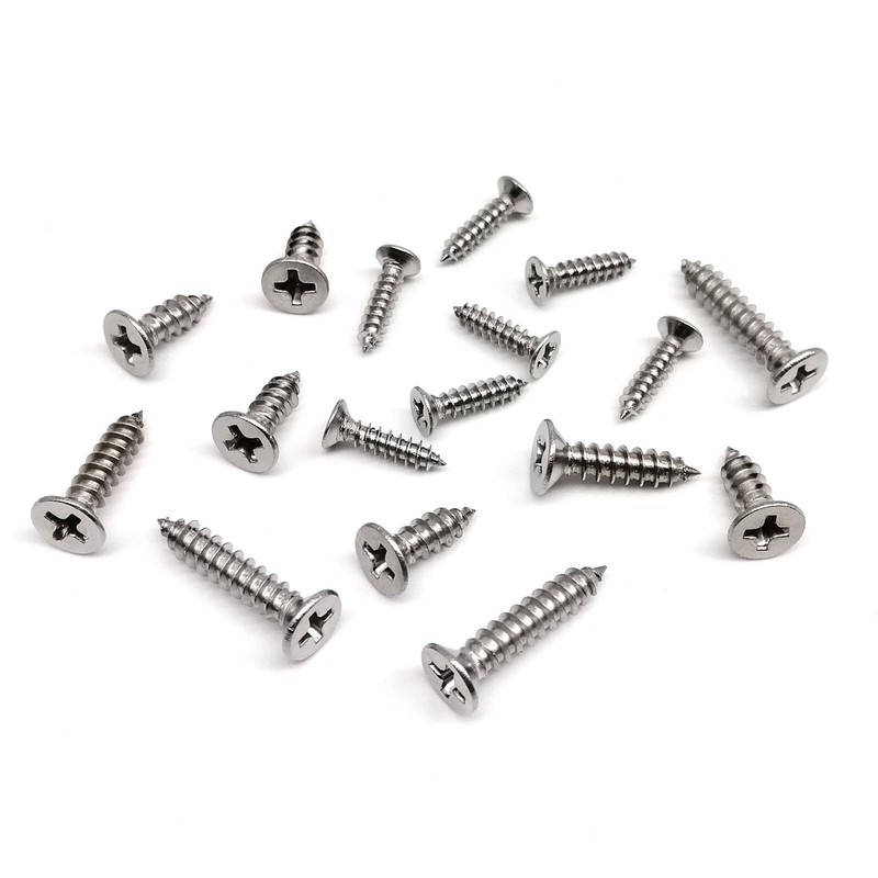 M1.2-M4 SS304 Phillips Flat Countersunk Self Tapping Screws Assortment Kit Box gallery