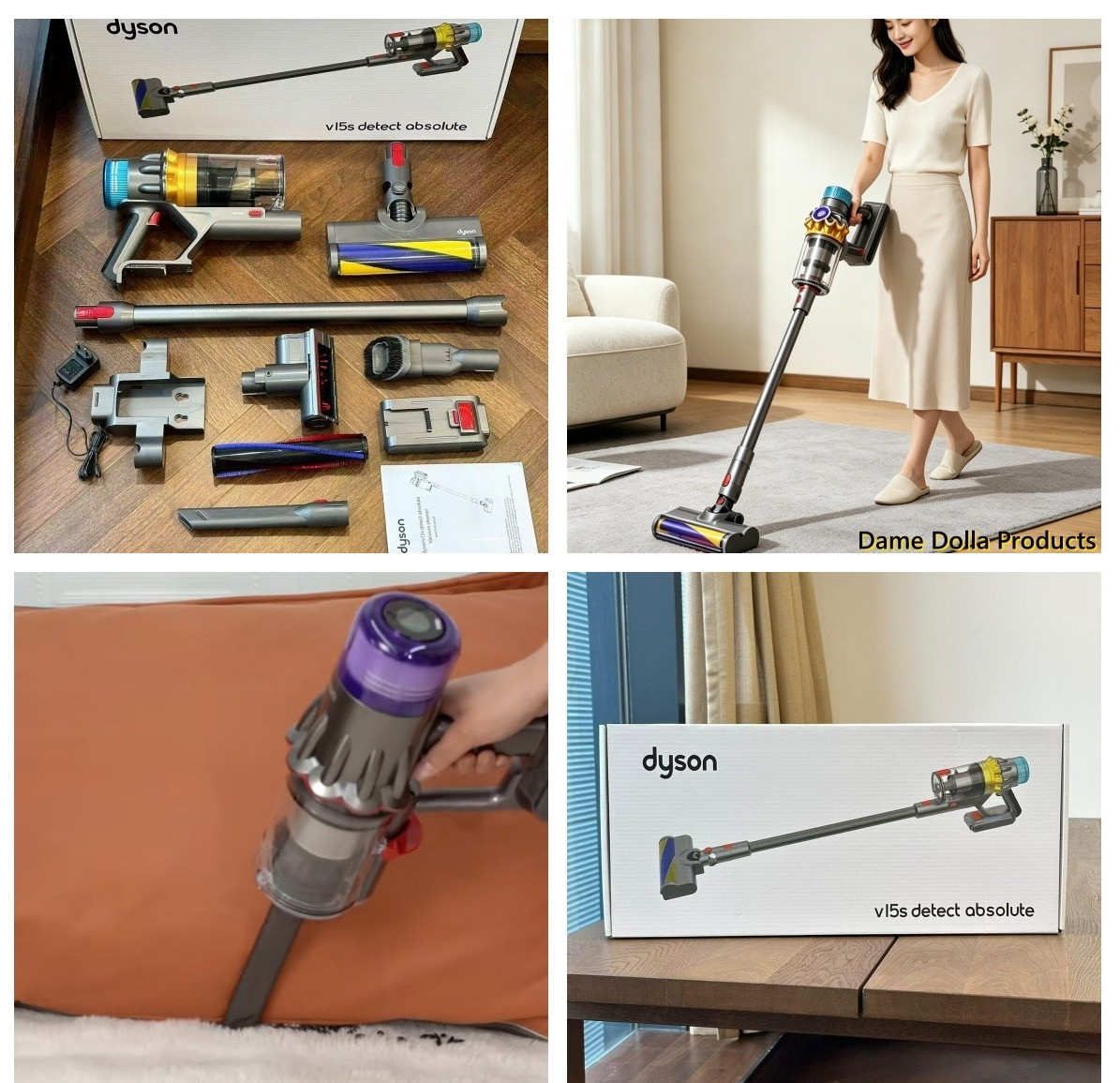 Dyson V15s Detect Absolute Cordless Bagless Stick Vacuum 60min + Accessories gallery