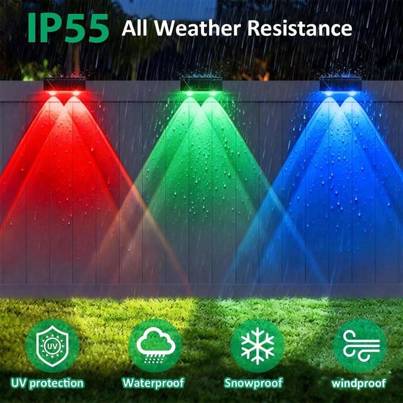 2 PACK Outdoor Solar Hanging Light Garden Portable Camping Motion Sensor Lamp gallery