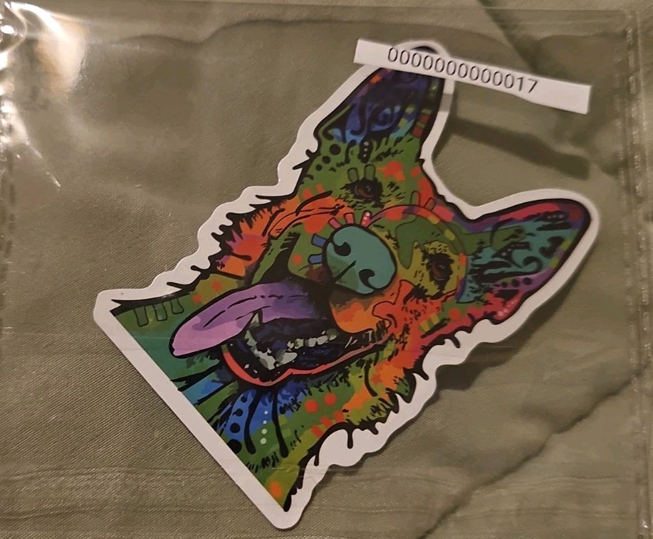 Dean Russo German Shepherd Decal Sticker Dog Skateboard Laptop Guitar HydroFlask gallery