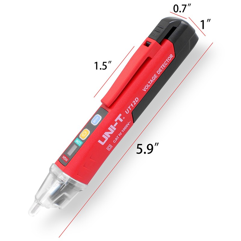 LED AC Electrical Voltage Power Detector Sensor Tester Non-Contact Pen 90-1000V gallery