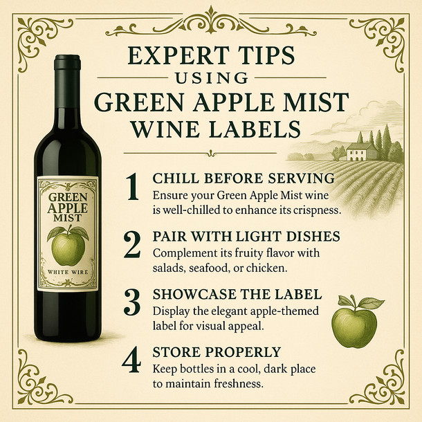 LD Carlson Green Apple Mist Wine Labels gallery